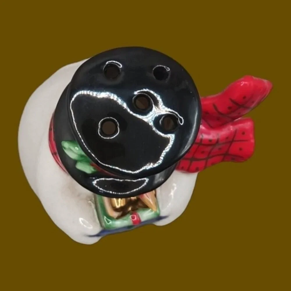 Department 56 snowman tealight candle holder